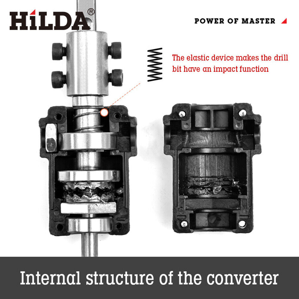 Multi-Purpose Electric Drill Modified Converter Conversion to Hammer Tool