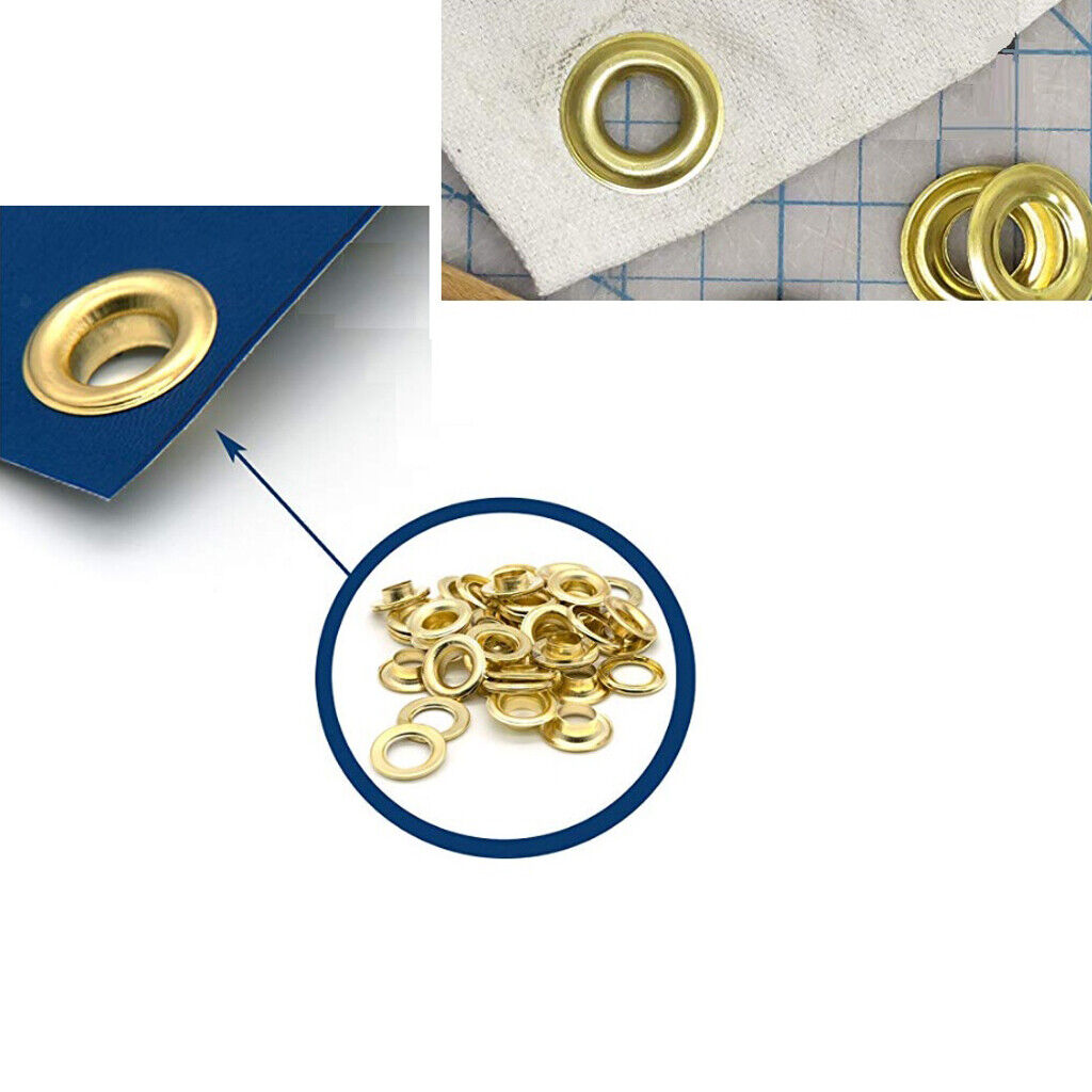 Eyelets with Leather Craft Repair Grommet  Installing Kit