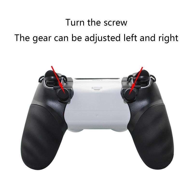 1 pair Trigger Grips Anti-slip Handle Grip Cover for Playstation-PS4 Controller