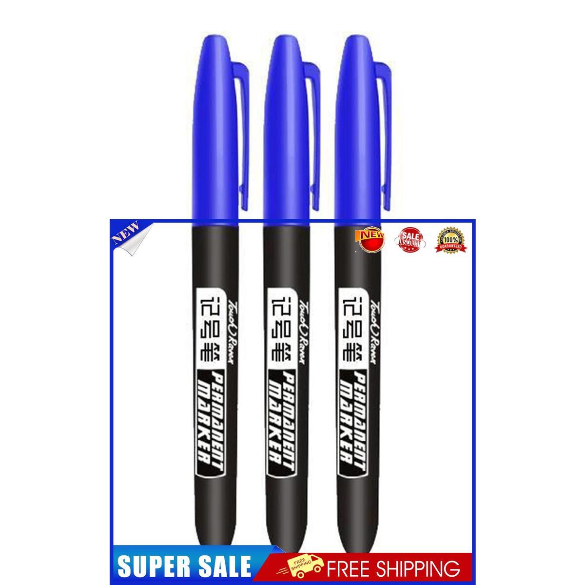 Oiliness Non-Fading & Waterproof Marker Pen Non-Erasable Marker Pen (B)