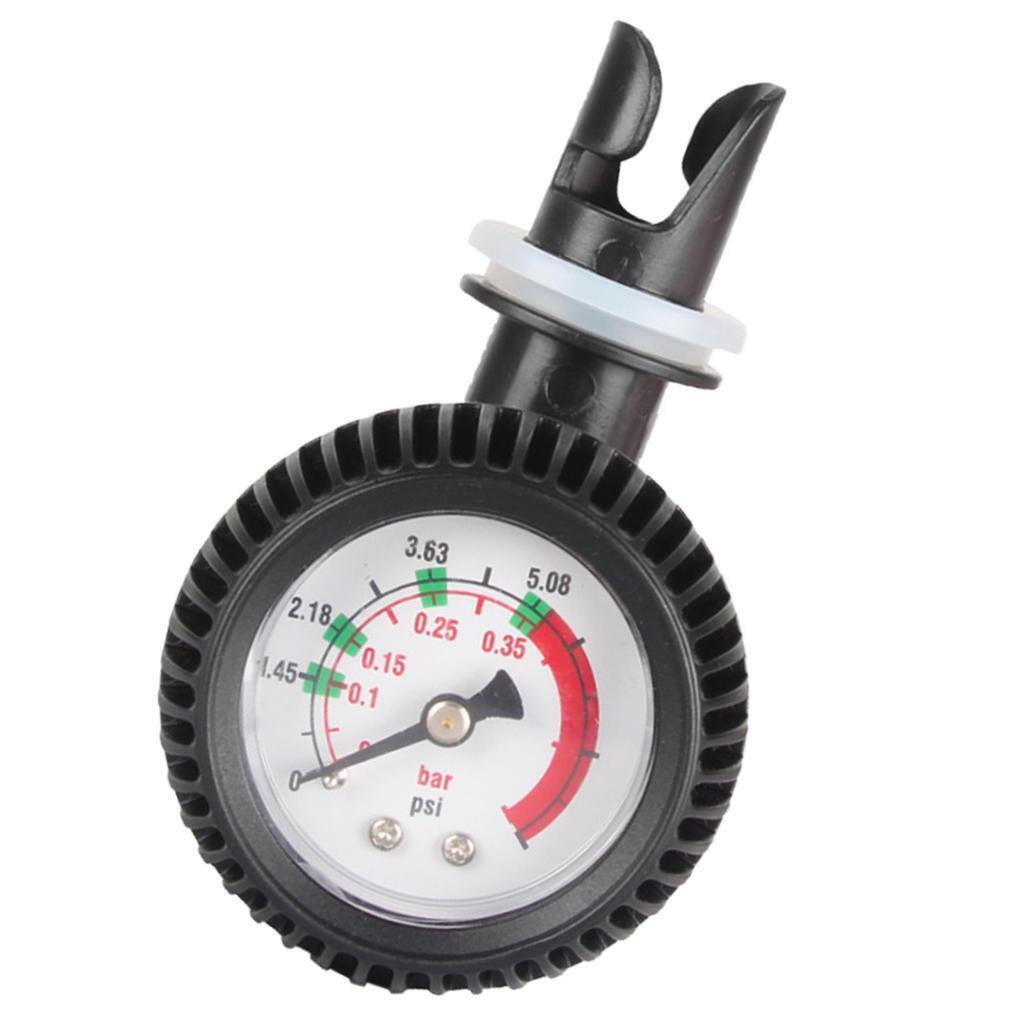 Air Pressure Gauge Checker Connector for Inflatable Boat Kayak Raft Surfing