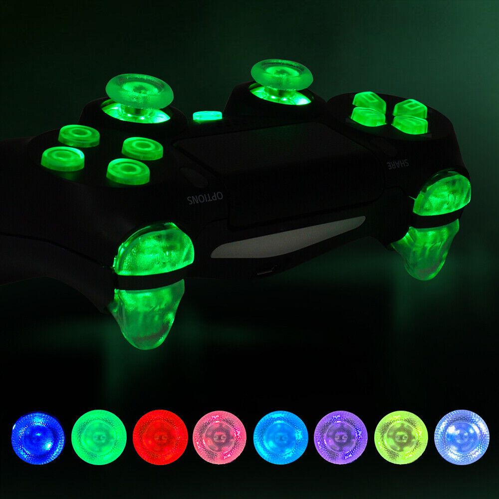 DIY Wireless Gamepad Game Controller Light Board LED Repair Set for PS4