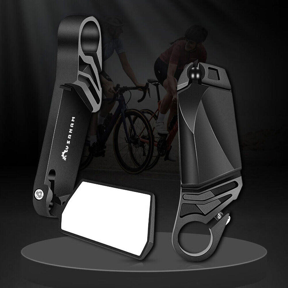 Bicycle Handlebar Rear Reflector Foldable MTB Road Bike Rearview Mirrors