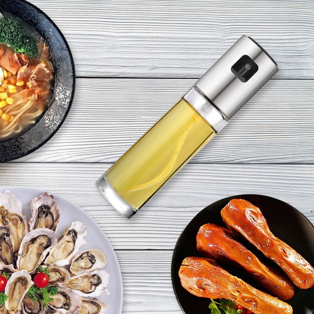 Drops Oil Glass Olive Oil Sprayer Oil Spray Bottle Pump Oil Pot Leak-proof