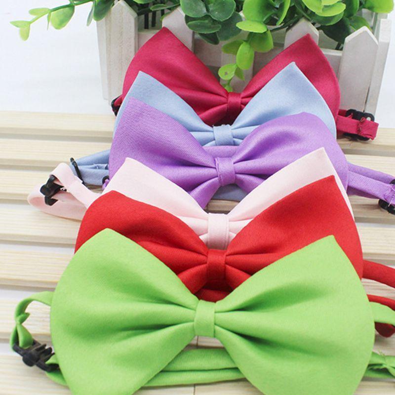 30PCS Soft Dog Bow Ties Cute Adjustable Puppy Cat Bowties Collar Pet Party Decor