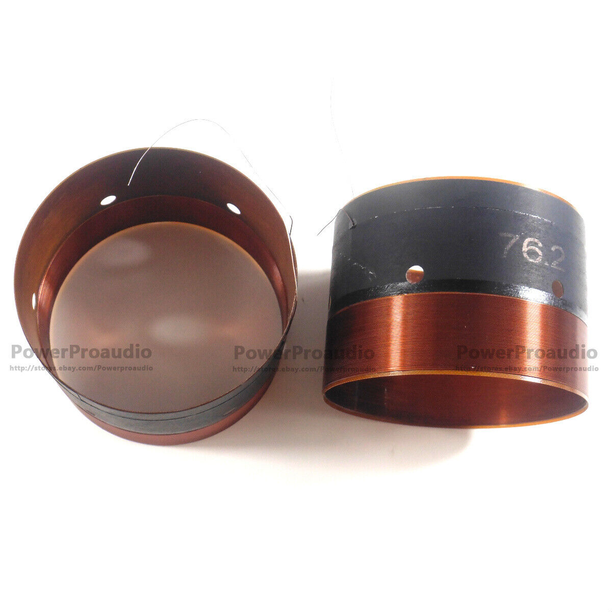 2pcs voice coil  76.2mm 3inch Speaker Repair Subwoofer 8OHM Speaker In and out