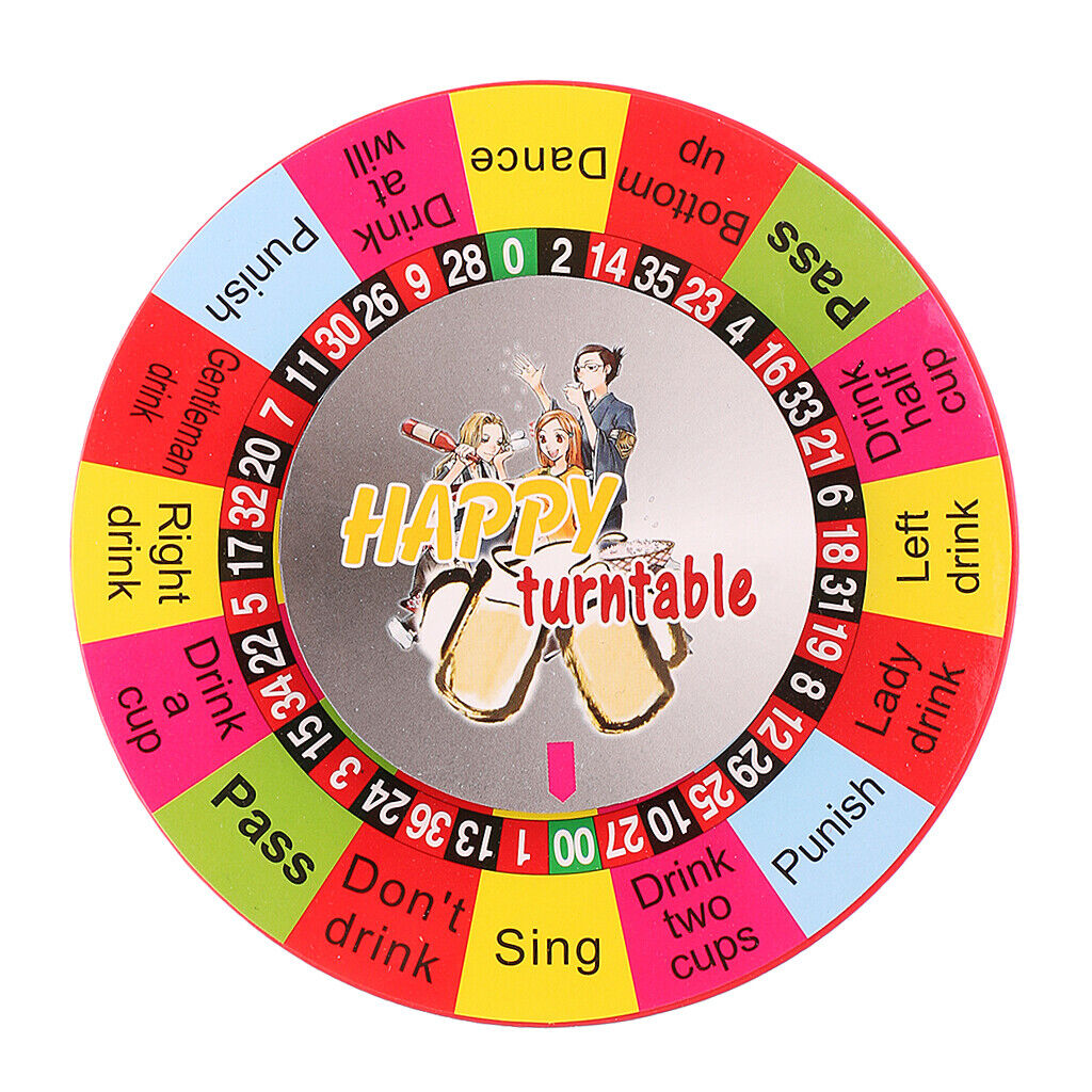 Rotating Electric Roulette Drinking Game For Bar Ktv  Party