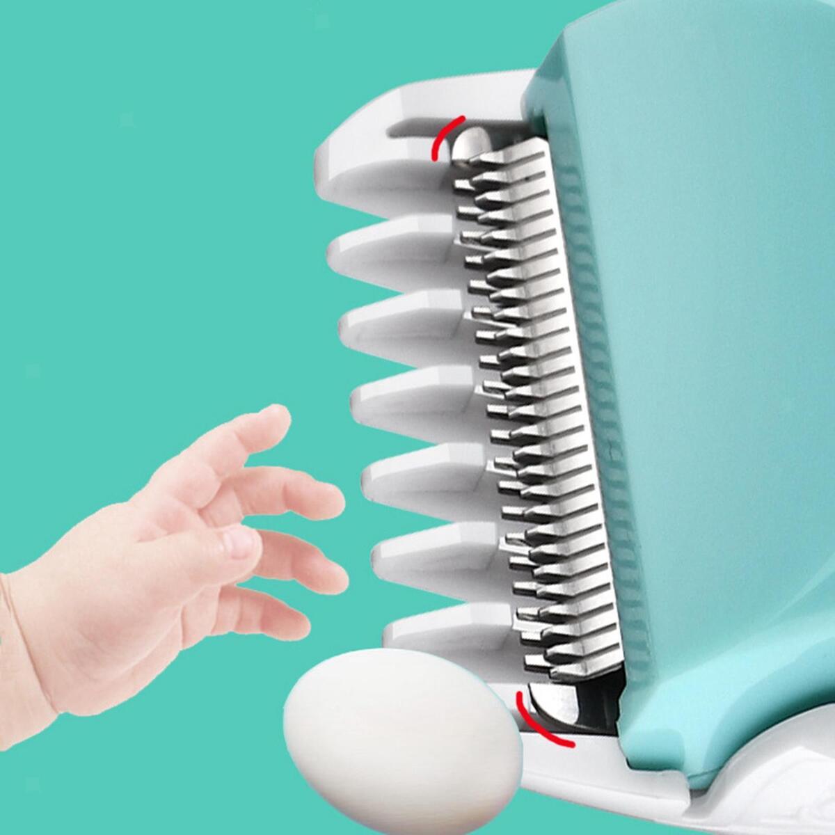 Ceramic Blade Electric Kids Hair Trimmer USB Charging for Child Fine Hair