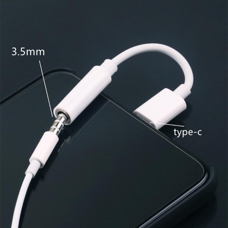 Mobile Phone Headphone Amplifier Type-C to 3.5mm Aux Cable for All Type-C Plug