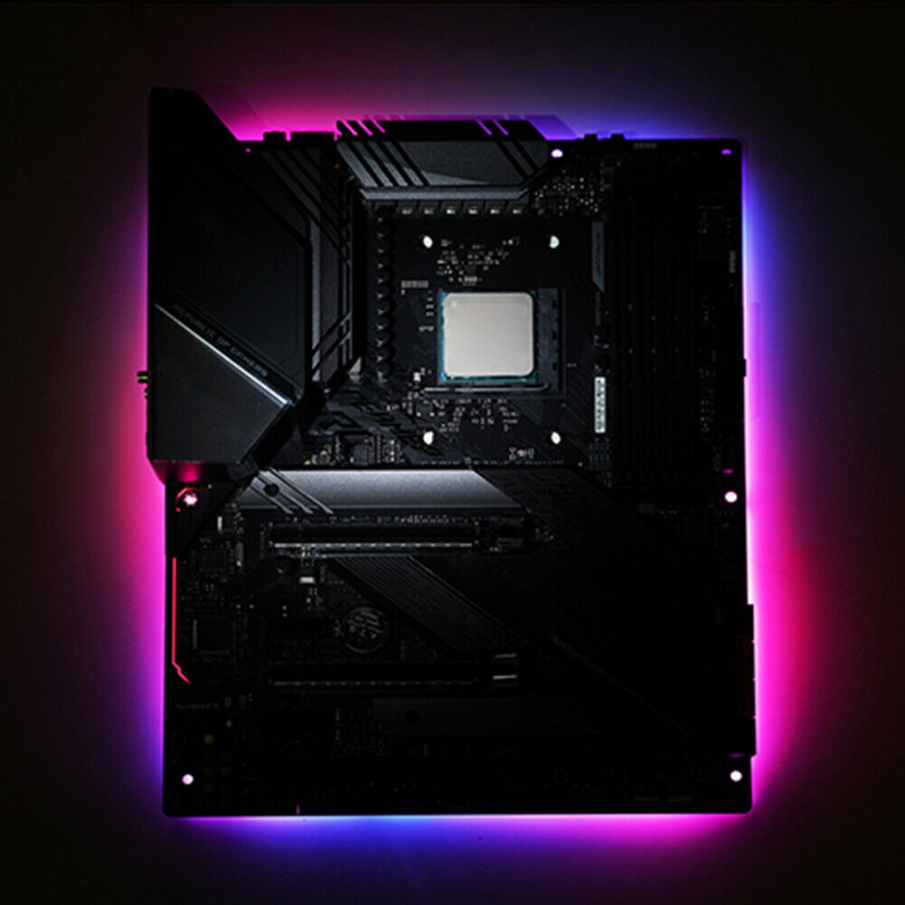 5V 3Pin ATX Back Light PC Case Desktop Motherboard Decor Lamp Strip Cabinet
