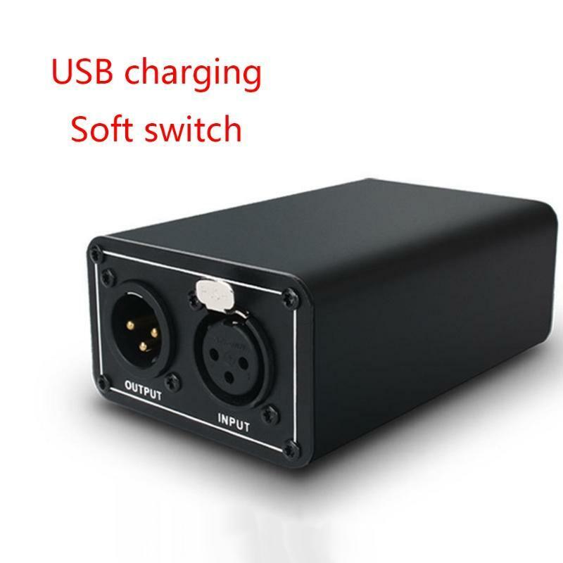48V Phantom Power Supply Equipment Rechargeable Stable Power Supply Low Noise