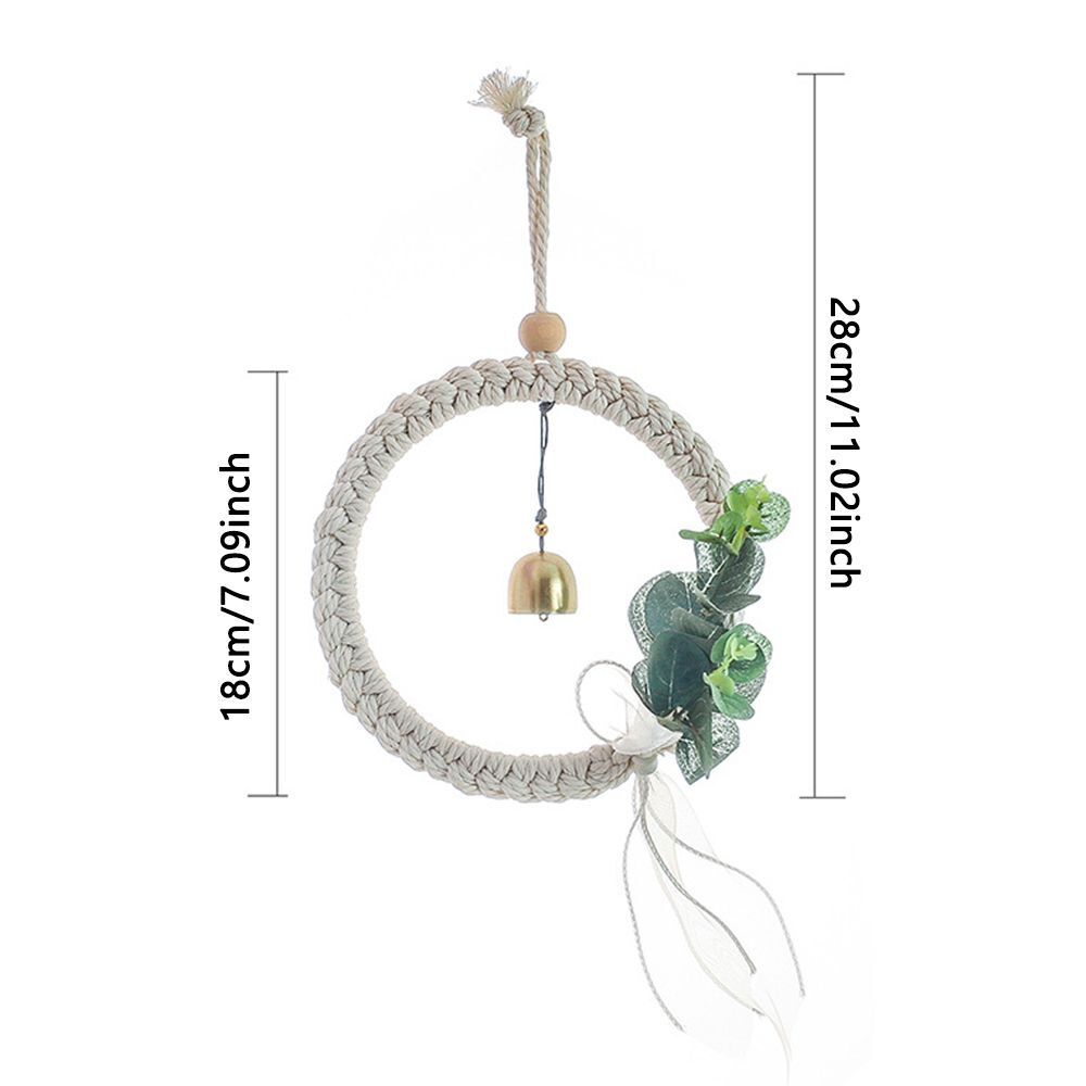 Supplies Boho Wall Hanging Wall Art Bell Weaving Pendant Hand-woven Tapestry