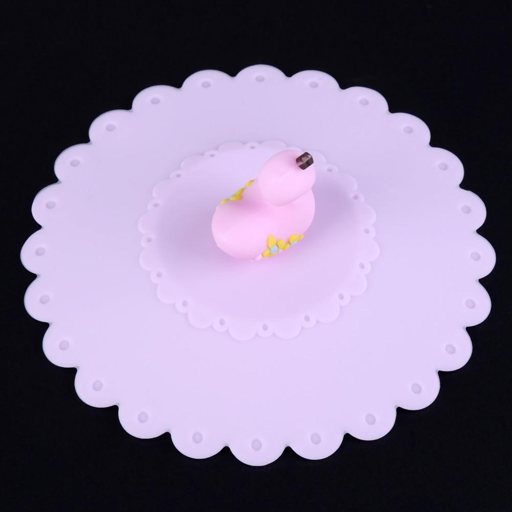 Silicone Cartoon Cup Cover Creative Anti-Dust Sealing Coffee Lid Caps(5)