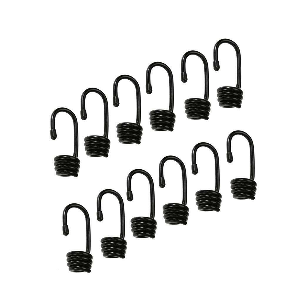 12 Pieces Spiral  End Hooks  For  Raft Tarps Covers