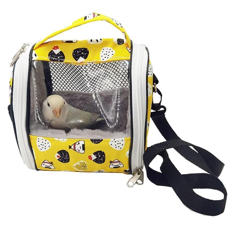 Bird Travel Carrier Portable Shoulder Bag Plush Lining Parrot Outing ?Case