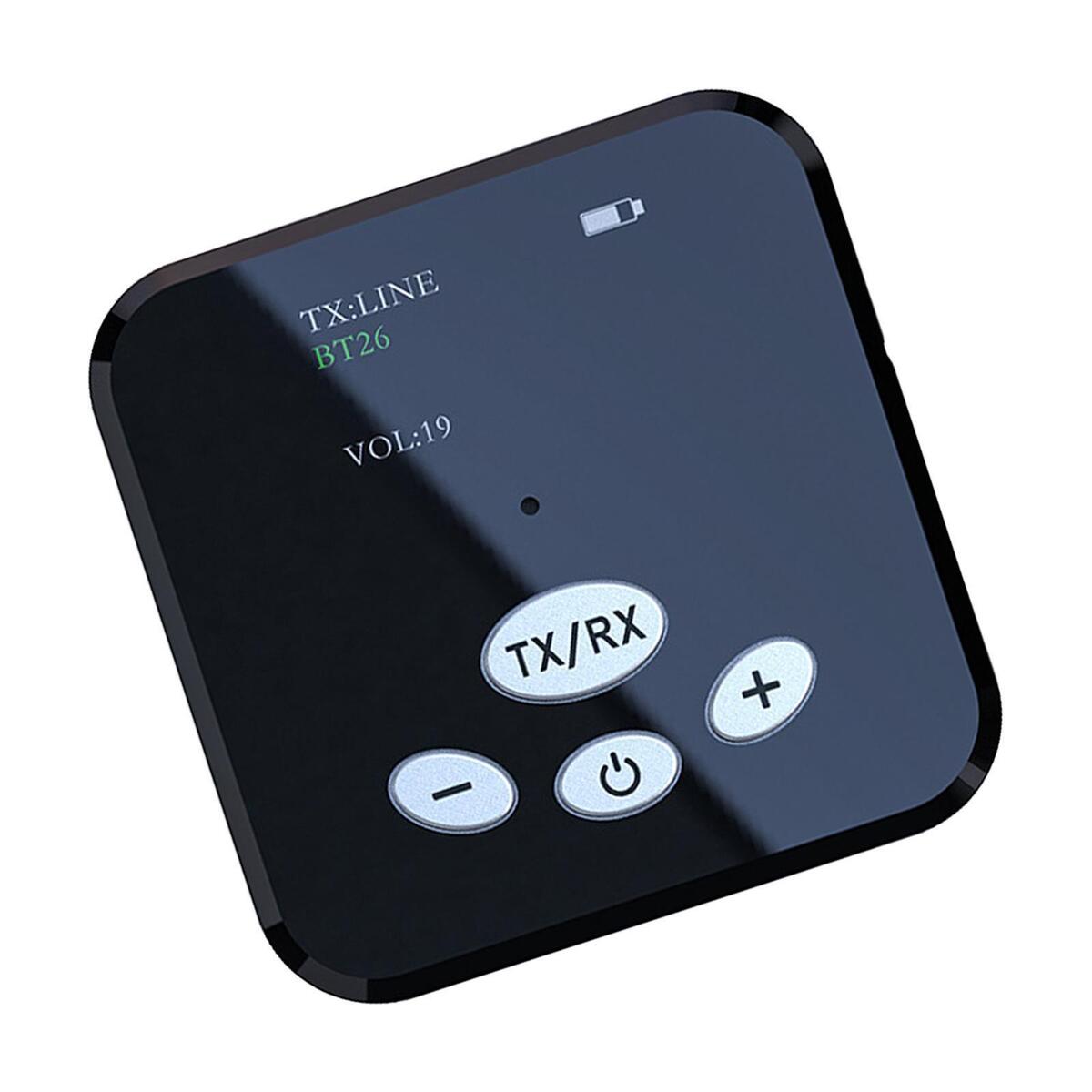 2-In-1  5.0 Transmitter and Receiver Low Latency 3.5mm Audio Adapter