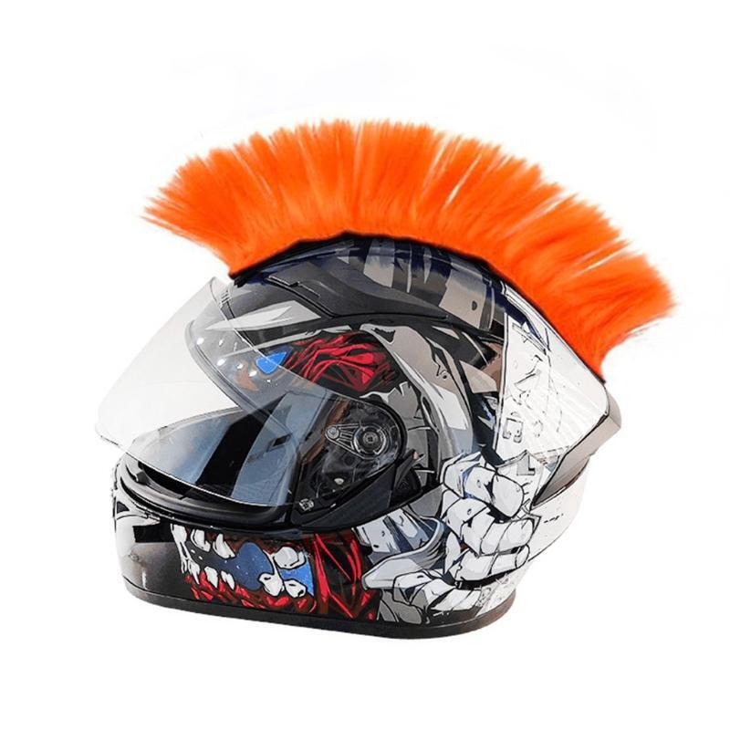 Motorcycle Bicycle Helmet DIY Decoration Fancy Helmet Mohawk Gift for Boys Man