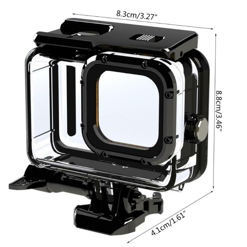 50m Waterproof Case Underwater Housing Diving Protective Shell Fits for Hero 9