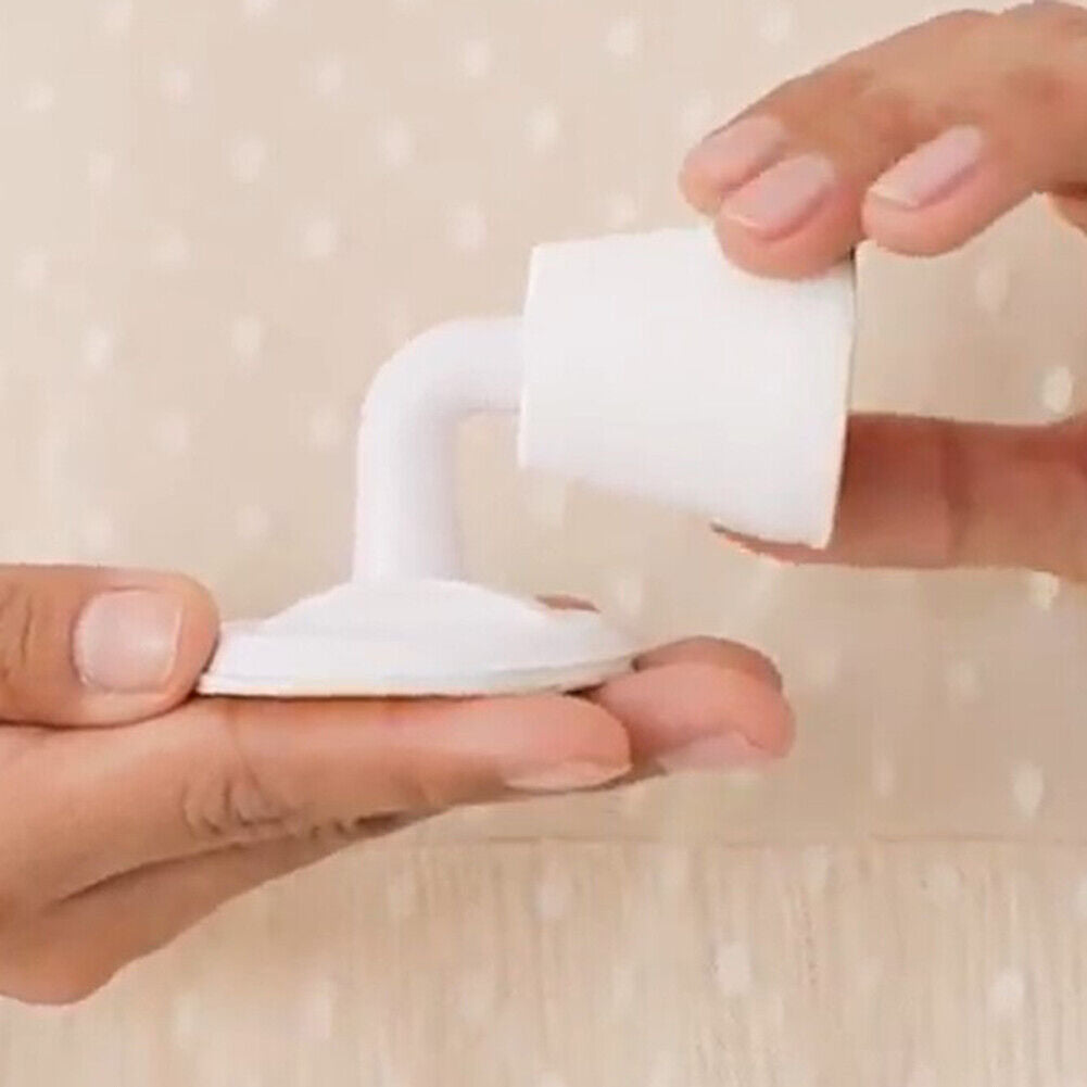 Silicone Door Stop Stopper Home Adhesive Door Wall Bumper Floor Protector