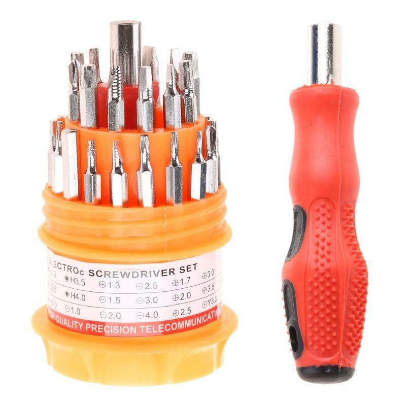 31 In 1 Multifunction Magnetic Precise Manual Screwdriver Bits Set Repair Tools