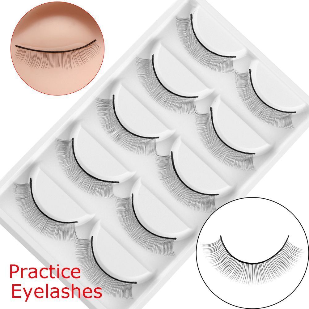 Training Eyelashes Handmade False Eyelashes Individual Practice Teaching