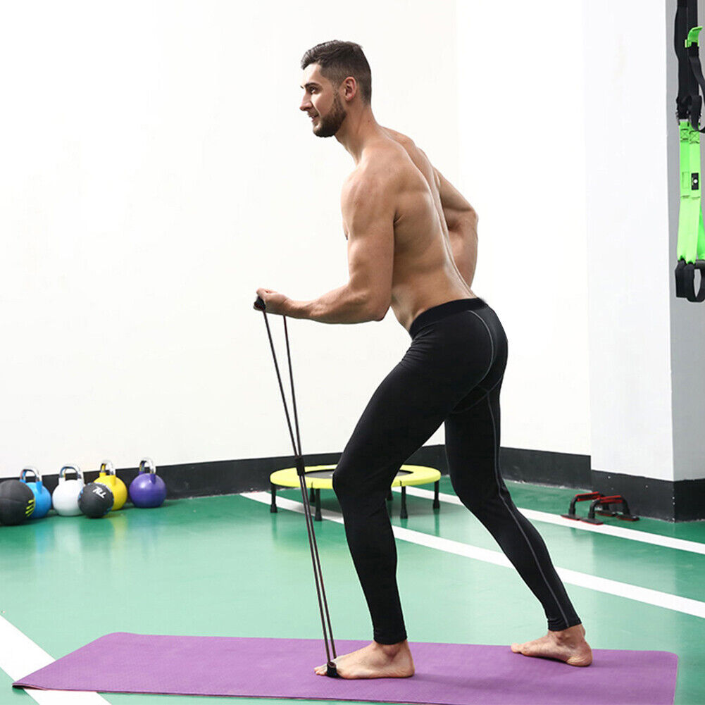 Yoga Resistance Exercise Bands 8 Shaped Muscle Training Pull Tension Rope