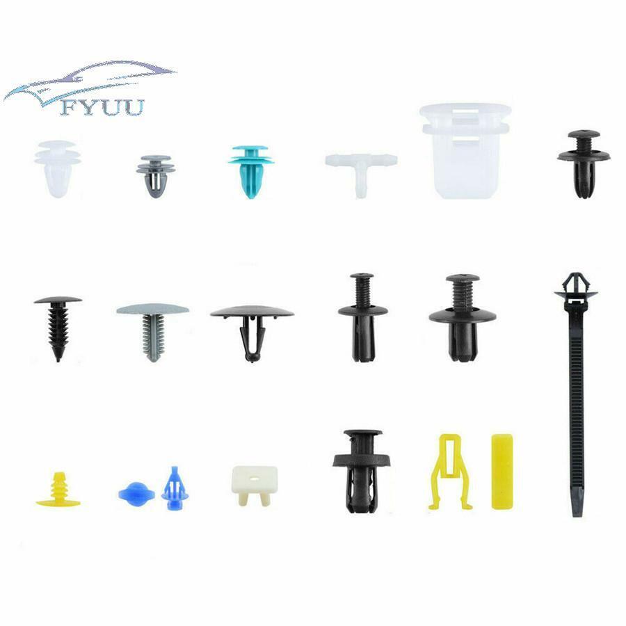 Mixed Car Bumper Panel Fender Retainer Push Rivet Fastener Clips Tool Kit