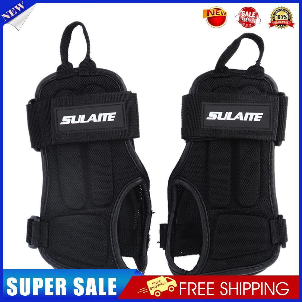 SULAITE Motocross Racing Wrist Brace Hand Protector Support Armor Guards(M)