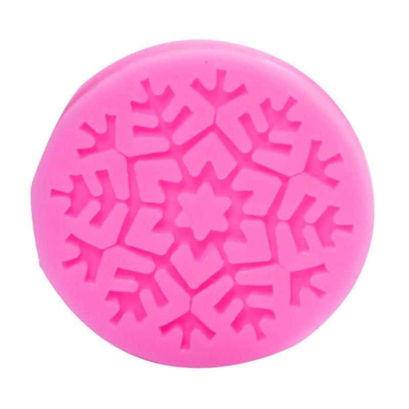 Snowflake Fondant Mold Christmas Silicone Mould for Sugarcraft Cupcake Topper