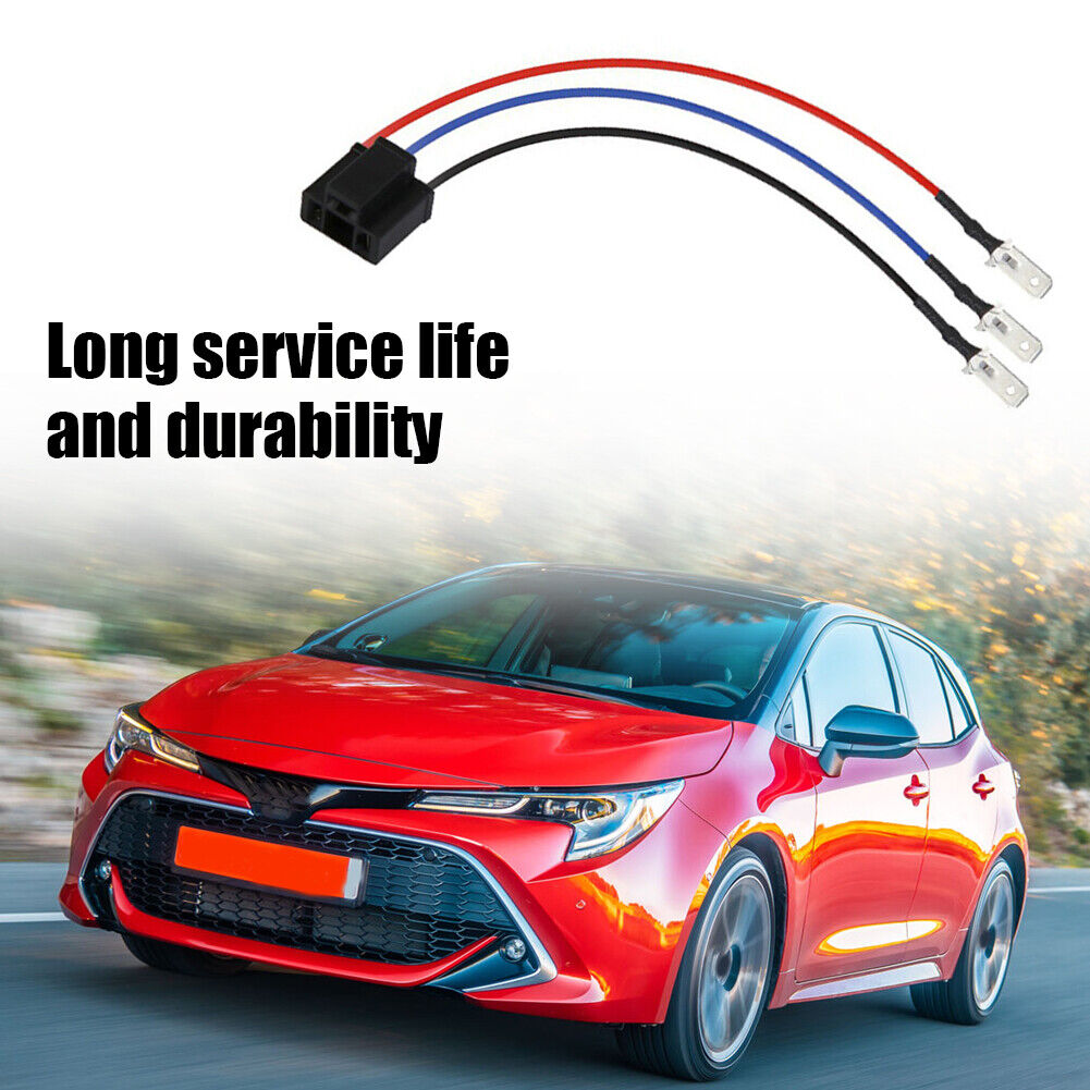 Car LED Headlight Lamp Socket Wiring Harness Female Connector Cable for H4