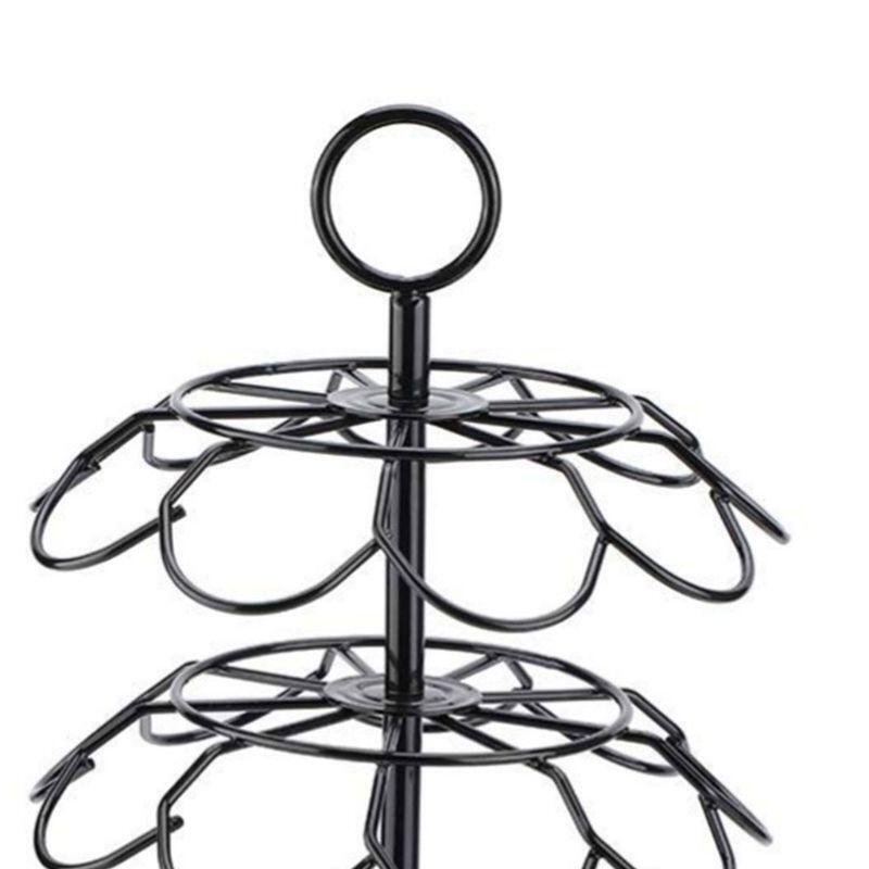 Coffee Rack Capsules Holder Rack Rotary Capsule Tower Stand for K-Cup Coffee Cap