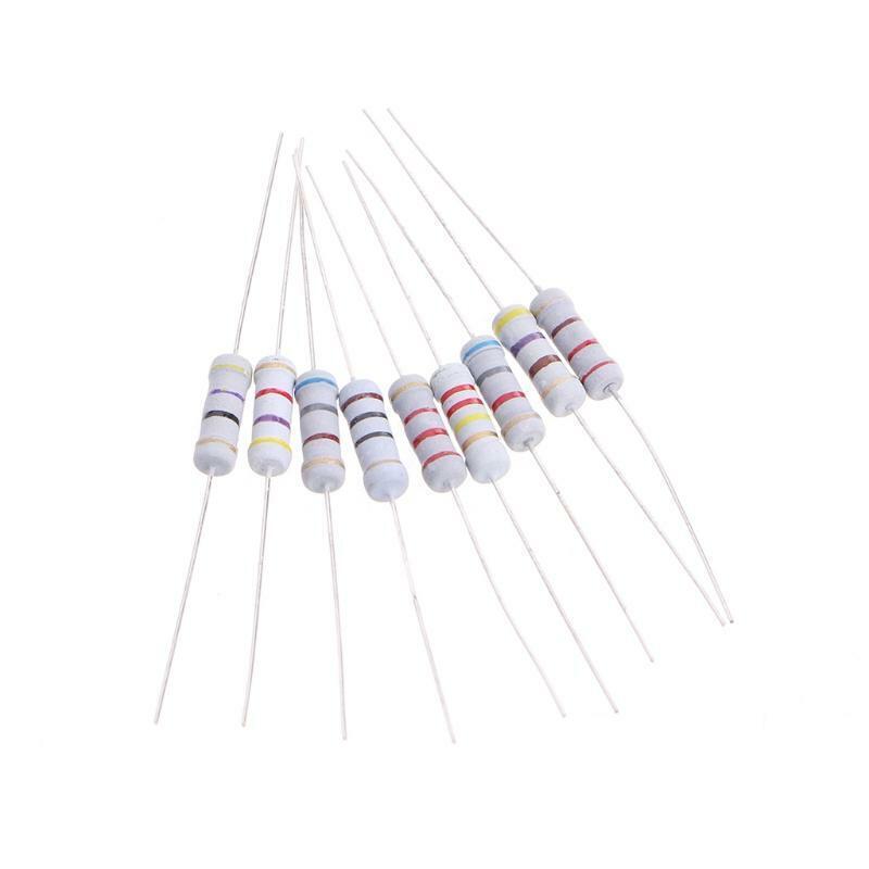 200 Pcs 20 Value 1W Resistor Set 5% Resistance Assortment Kit 10 ohm-1M ohm