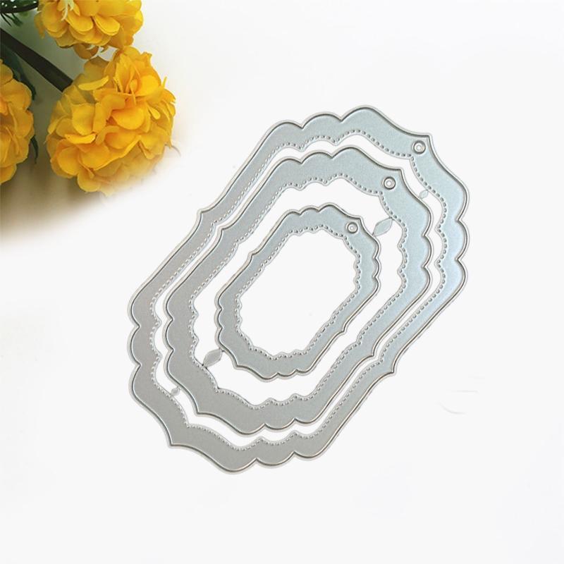 Delicate Frame Metal Cutting Dies for DIY Cards Making Journaling Decorations