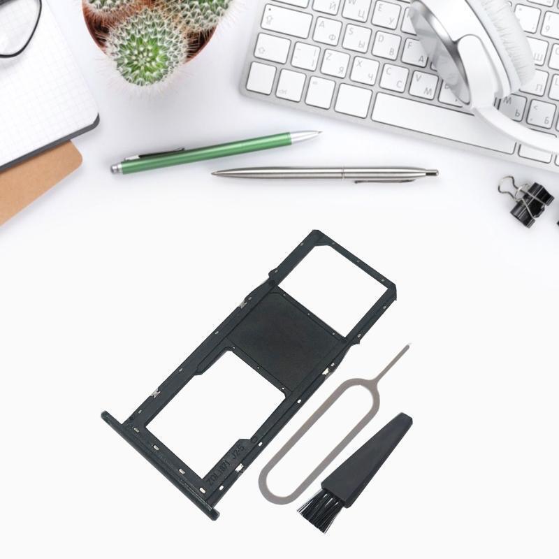 Single SIM Card Tray/SD Card Holder with Eject Pin Fit for GalaxyA11 A115U A115A