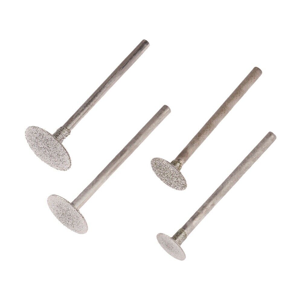 4pcs 10-16mm Ultra-Thin T Head Grinding Drill Bits Kit Carving Jade Stone Metal