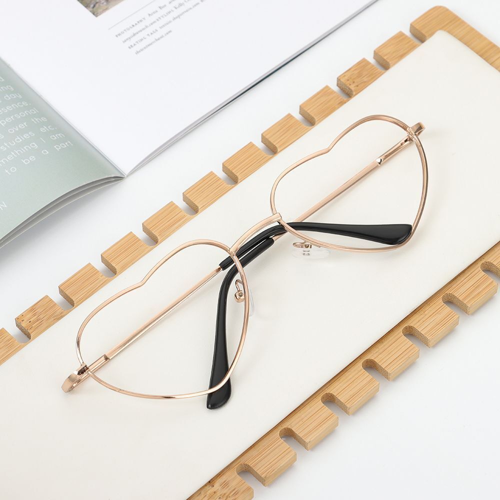 Heart-shaped Frames Photography Eyeglasses Decoration Eyewear Glasses Frame