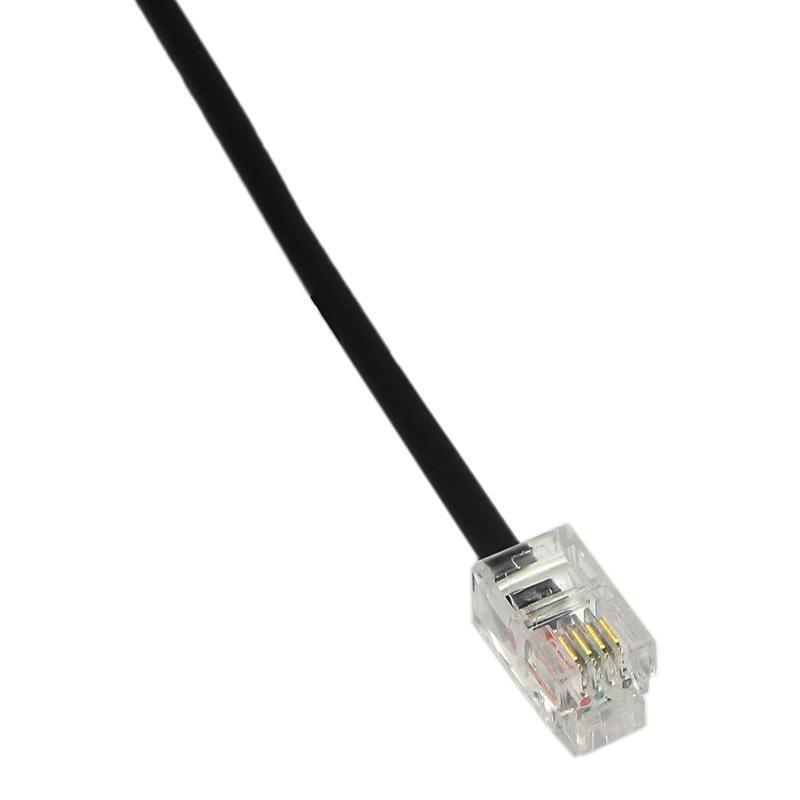 RJ9 Audio Headset To Jack Adapter RJ9 4P4C Male To Dual Female Ports Connector