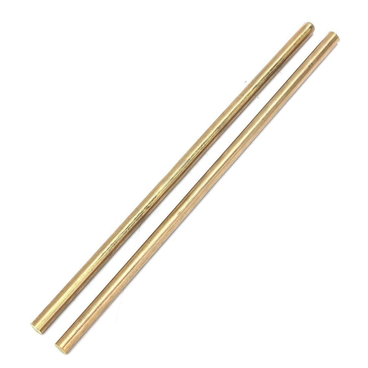 5x150mm Hardware Solid Brass Round Bar Rod Circular 2 PCS
