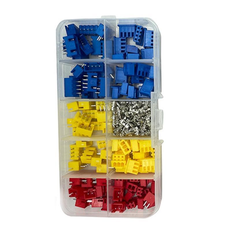 320PCS XH2.54 Jst Terminal Male Female Wire Connector Adapter 2P 3P 4P 2.54mm