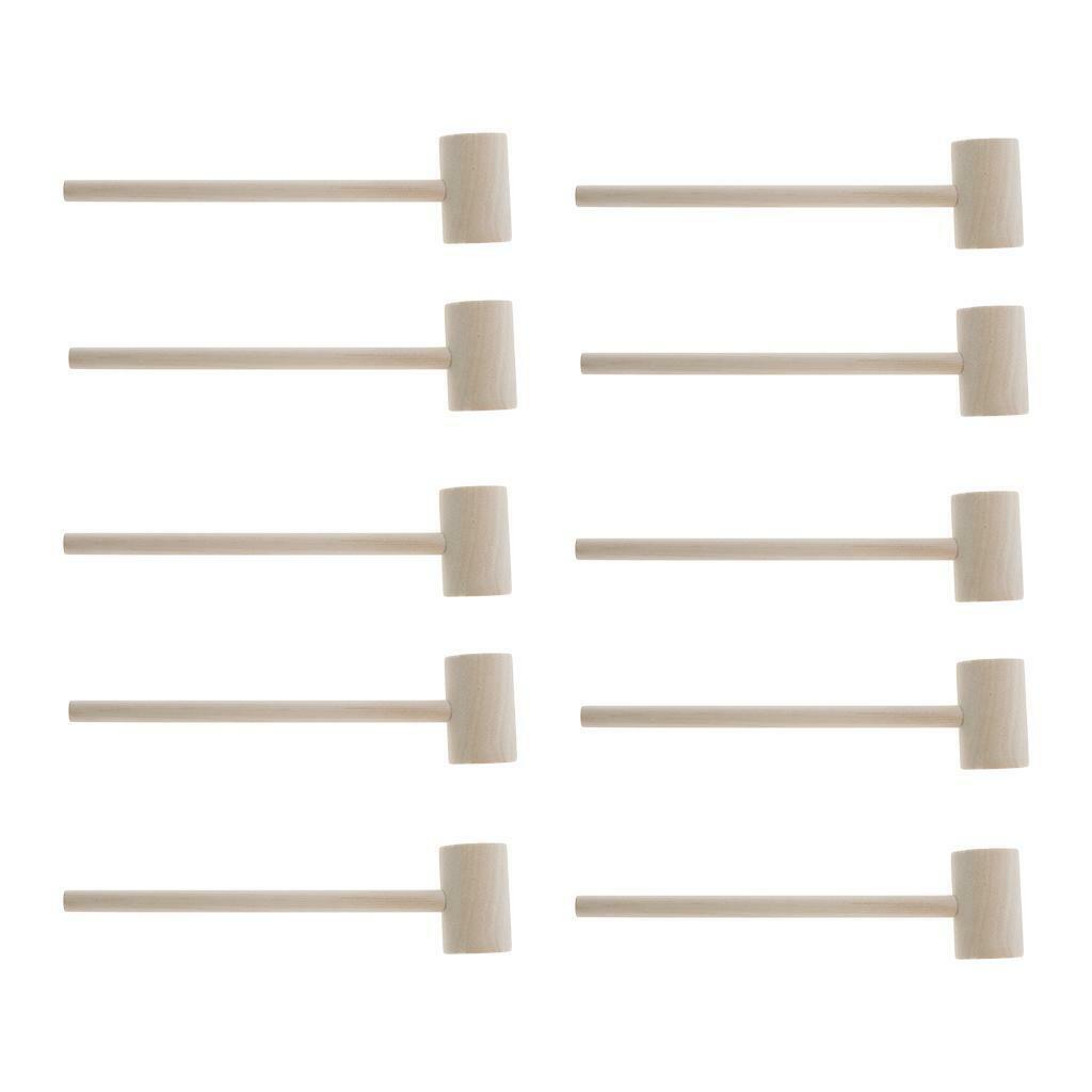 20Pieces Jewellers Wooden Hammer Wooden Handle Hardwood Mallet Gavel Tools