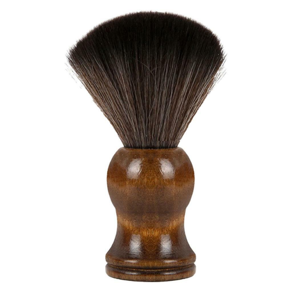Shaving Brush  with Wooden Handle for Salon Barber Tools