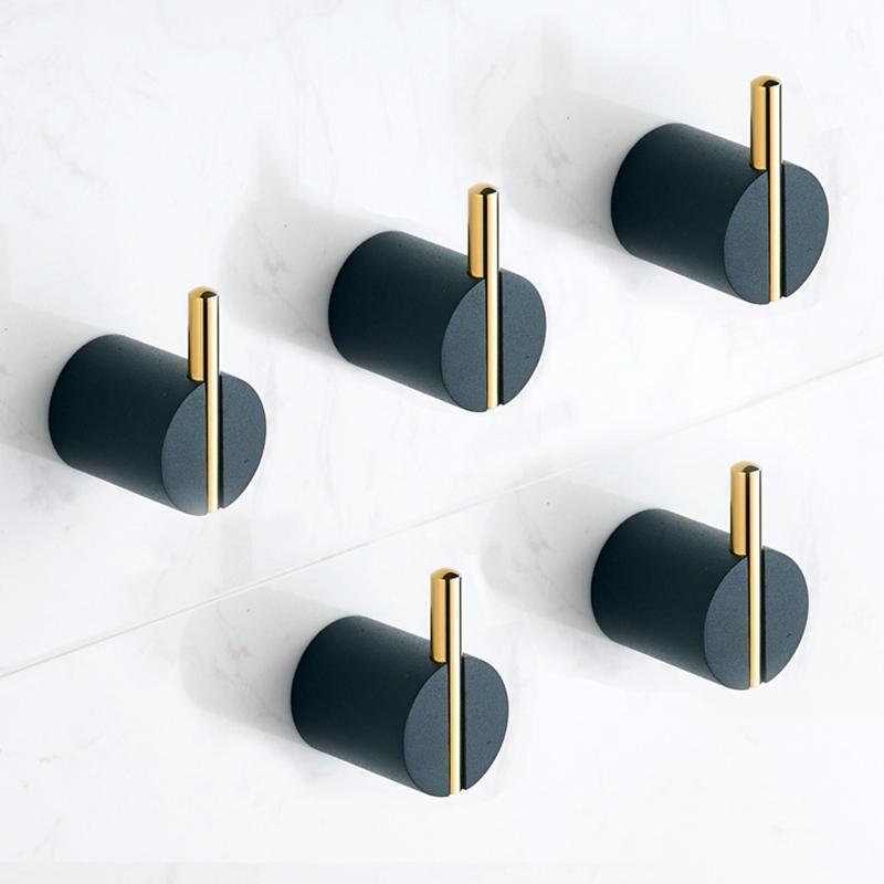 Multifunction Coat Hooks Home Brass Robe Hanger Heavy Duty Decorative Wall Hooks
