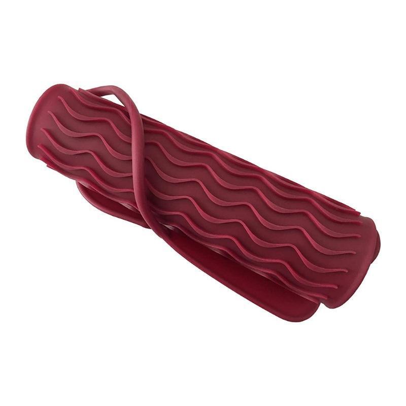 9" X 6.5" Heat Resistant Silicone Travel Mat for Hair Straightener, Curling Iron