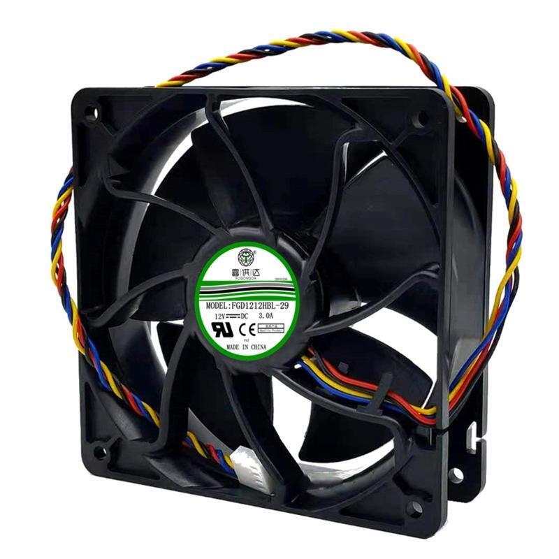 120mm x 38mm PWM Computer PC Case Fans 7000rpm High Airflow 12V 4Pin FG DC Brush