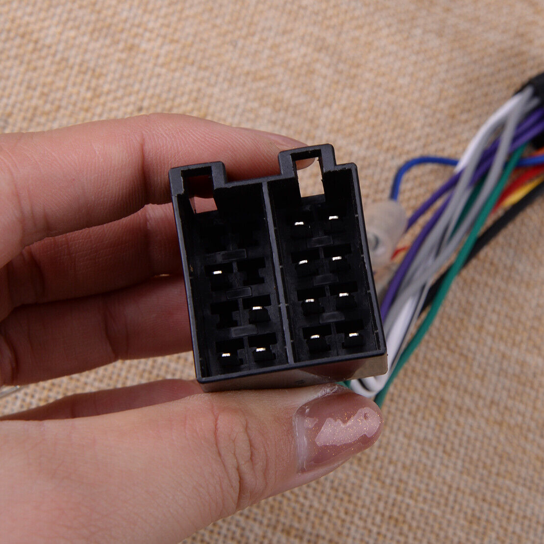 Fit for DEH-P Pioneer ISO Lead Wiring Loom Wire Radio Connector Power Adaptor