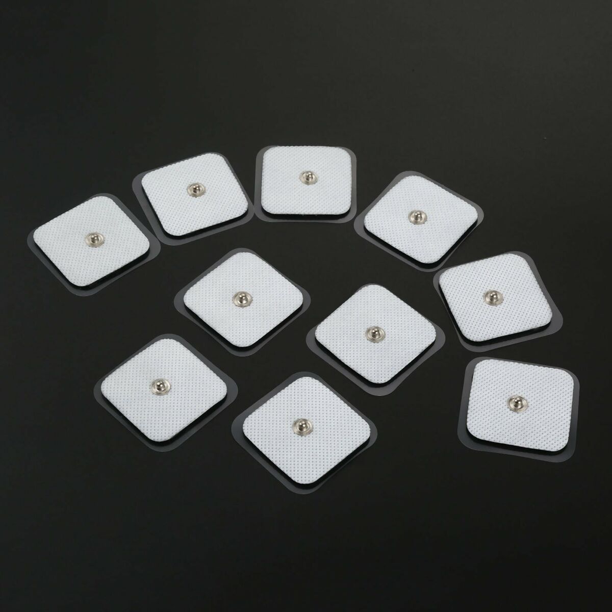 20Pcs 1.6x1.6" Snap On Electrode Pads F Tens Units Therapy Massagers Spare Parts