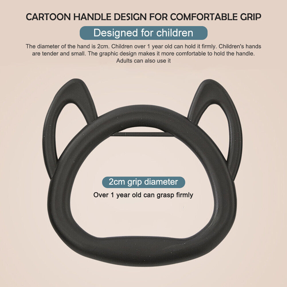 Kids Gym Ring Adjustable Strap Pull Up Strength Training Equipment (2m)