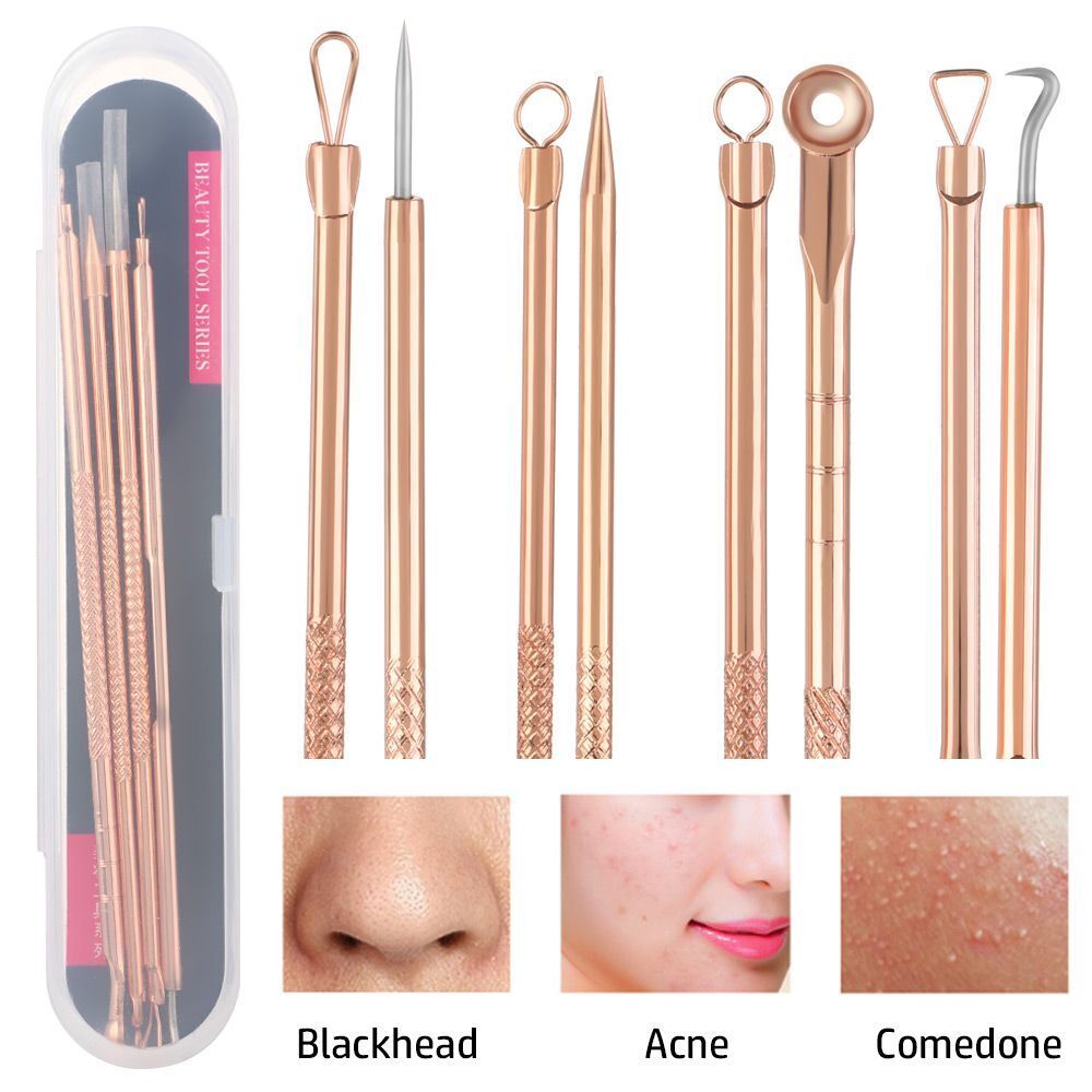 Acne Extractor Blackhead Pimple Needles Blemish Treatments Comedone Remover