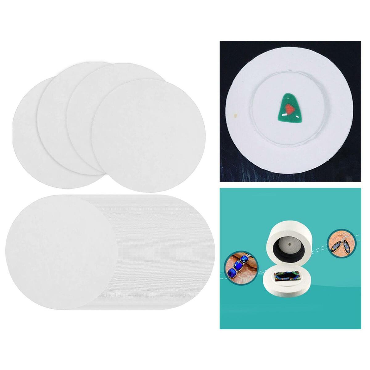 100 Pieces Microwave Kiln  Fusing Paper   Round DIY