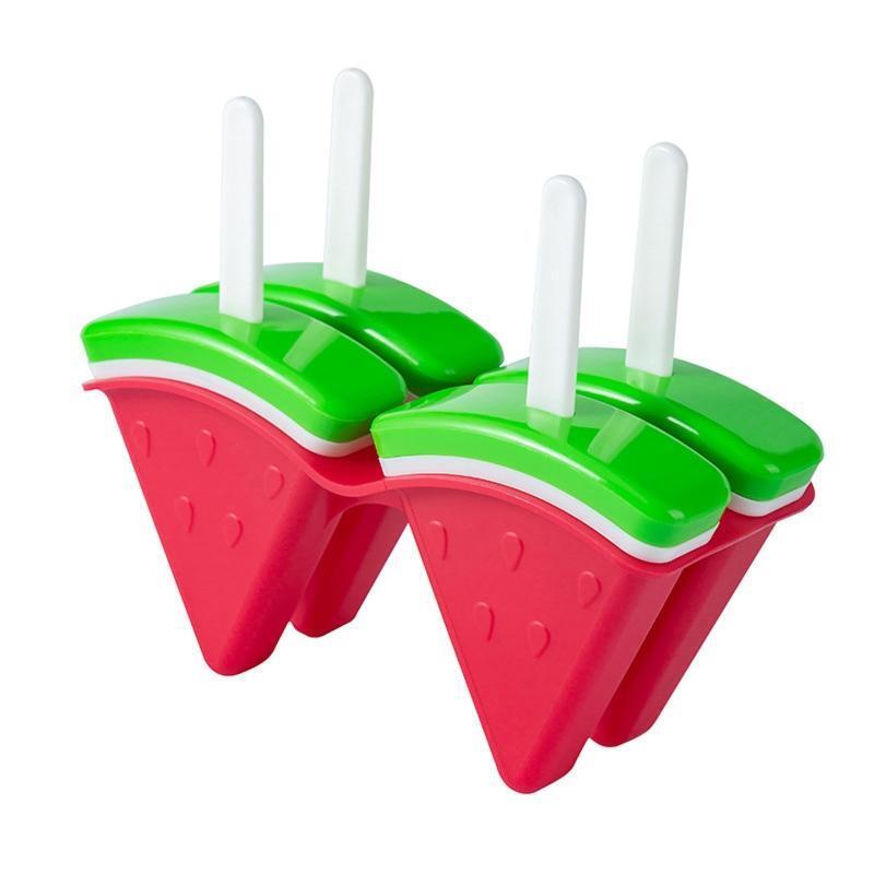 Watermelon Shaped Ice Pop Moulds Homemade Popsicles Tools for DIY Ice Popsicles